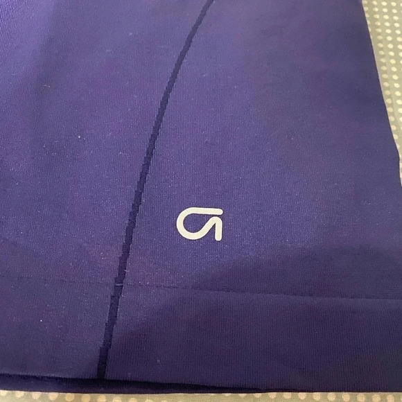 Gap Fit Athletic Jacket Womens Small Purple Running Gym Track Sport 1/4 Zip Top - Picture 6 of 8